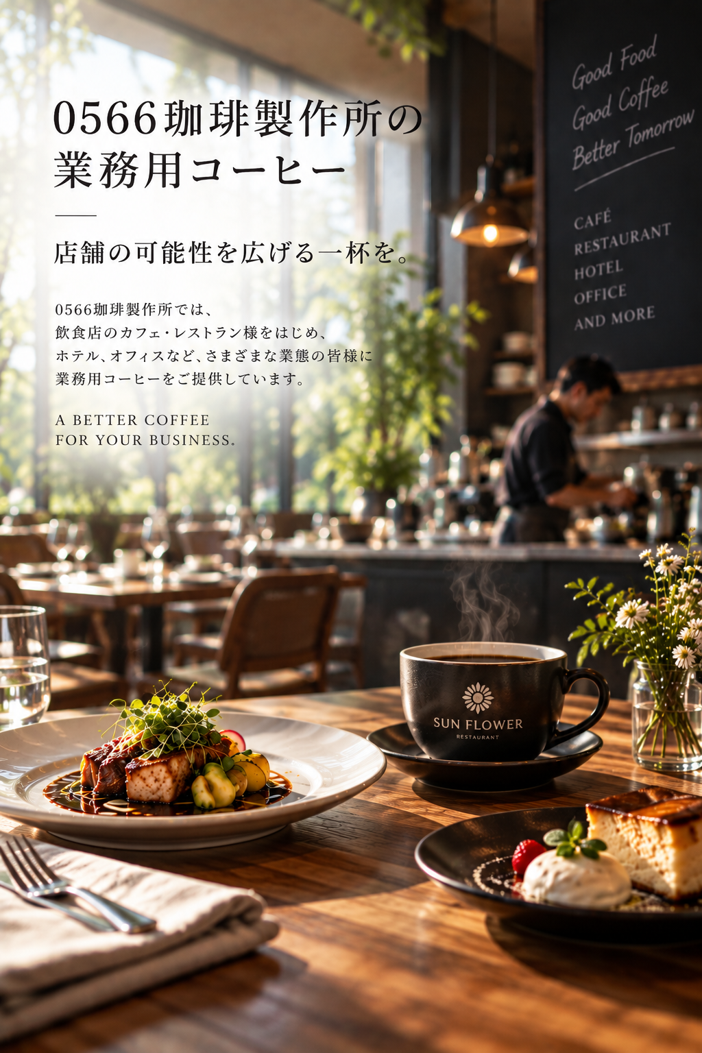 0566珈琲製作所の業務用コーヒー